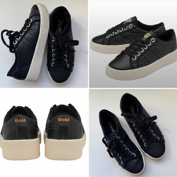 Gola Classics Women's Baseline Mark Cox Leather Sneakers - Picture 1 of 10